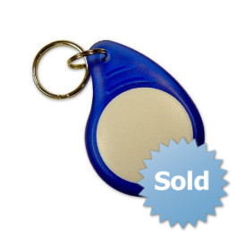 RFID ABS Keychain AB0005 Light Blue + White / I CODE 2