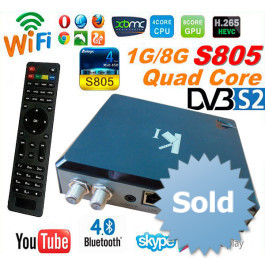 Android TV Box VenBOX ITV-K1 Quad-Core Amlogic S805, 1GB RAM, 8GB ROM Z Tunerem DVB-S2