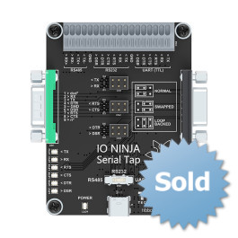 Serial Tap for monitoring RS232, RS485, and TTL-level UART