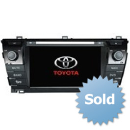 Radio samochodowe dotykowe z GPS Bluetooth USB SD DVB-T ZDX-7019 do TOYOTA COROLLA 2014