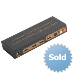 Przełącznik HDMI 3 w 1, z Audio Ekstractor SPDIF TOSLINK, 4K/PIP/ARC/Super EDID