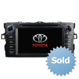 Radio samochodowe dotykowe z GPS Bluetooth USB SD DVB-T ZDX-7010 do TOYOTA COROLLA 2012