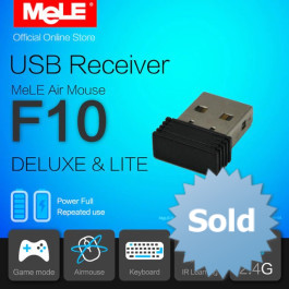USB Dongle Receiver 2.4GHz for Wireless Keyboard Air Mouse MeLE F10 Deluxe & Lite