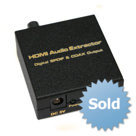 Cyfrowy audio extractor HDMI na analogowy audio 5.1 SPDIF coaxial V 1.4
