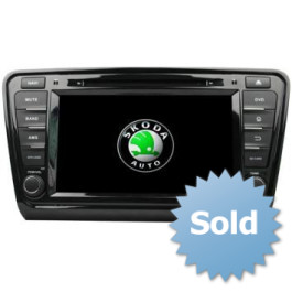 Radio samochodowe dotykowe z GPS Bluetooth USB SD DVB-T ZDX-8035 do SKODA OCTAVIA 2014