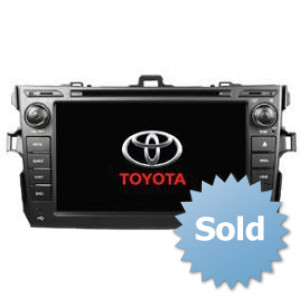 Radio samochodowe dotykowe z GPS Bluetooth USB SD DVB-T ZDX-8010 do TOYOTA COROLLA 2006-2011