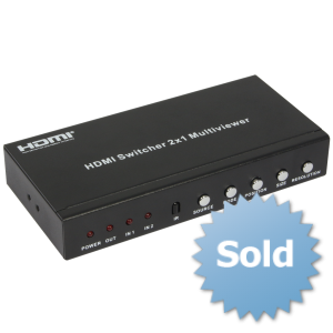HDMI Switcher 2X1 multi-viewer Full HD Audio HDCP HDV-821PR