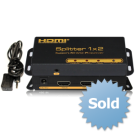 HDMI Splitter 1x2 With IR extender 3D-Supported