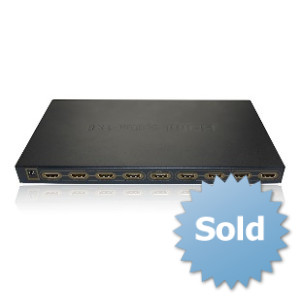 HDMI splitter 1x8 Metal House