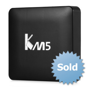 Smart TV Box KM5 Android 6.0 Amlogic S905X Quad Core 1G / 8G 2.4G WIFI KODI IPTV multimedialny odtwarzacz 