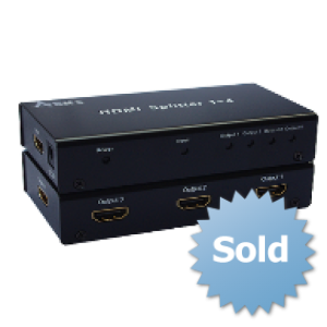 HDMI Splitter 1x4 3D-Supported