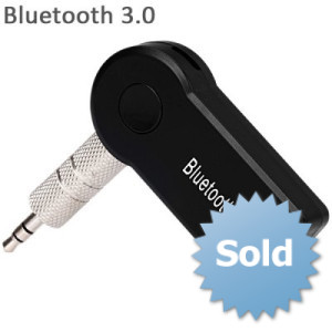 Przenośny Bluetooth A2DP odbiornik HiFi Stereo audio z mikrofonem oraz gniazdkiem 3,5 mm