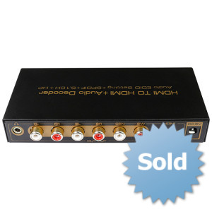 Konwerter HDMI w HDMI+audio z dekoderem 5.1 AC3 DTS Dolby