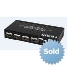 HDMI 1.4 SWITCHER/PRZEŁĄCZNIK 4x1 z AUDIO + ARC HDS-941A