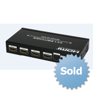 HDMI 1.4 SWITCHER/PRZEŁĄCZNIK 4x1 z AUDIO + ARC HDS-941A