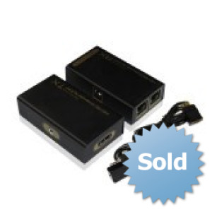 HDMI extender by 2 CAT  30m