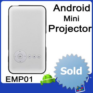 Przenośny mini rzutnik Smart DLP projektor Android 4.4 VenBOX EMP01, 1000 LUMEN, WiFi, wyjście HDMI 1080p, audio