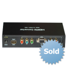 One HDMI input VGA/Ypbpr+R/L/SPDIF ouput