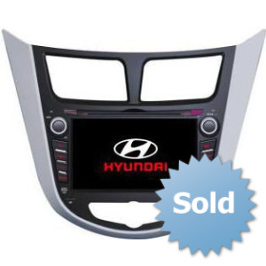 Radio samochodowe dotykowe z GPS Bluetooth USB SD DVB-T ZDX-7025 do HYUNDAI Verna Accent Solaris 2011-2012