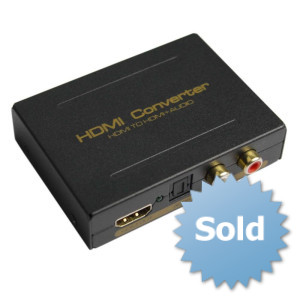 Konwerter HDMI do HDMI + audio Toslink(SPDiF) RCA