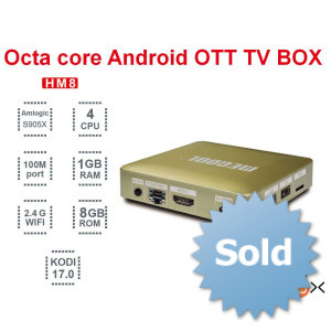 TV Box HM8 Android 6.0 Amlogic S905X 1GB/8GB WiFi BT4.0 4K Media Player