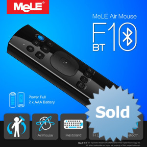 Fly Air Mouse bezprzewodowa QWERTY Klawiatura Pilot MeLE F10 BT Bluetooth Gyro IR Learning dla Android TV Box, Notebook, PC, MAC