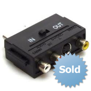Adapter EURO SCART / 3x CHINCH RCA in-out