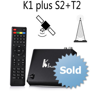 TV Box KI PLUS DVB T2/S2, Android 7.1, 1Gb/8Gb, Amlogic S905D Quad core 64-bit, 3D, 4K