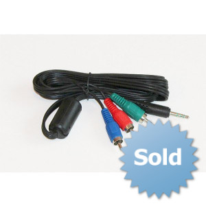 Audio / Video Kabel Jack 3,5 mm - 3 x RCA 1,5m