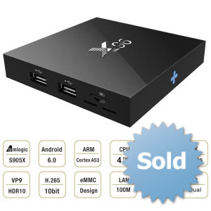 Smart TV Box X96 Android 6.0 Amlogic S905X 1/8GB 4Kx2K 60fps DLNA