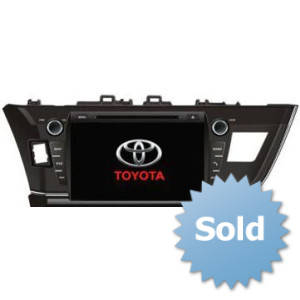 Radio samochodowe dotykowe z GPS Bluetooth USB SD DVB-T ZDX-9002L do TOYOTA COROLLA 2014