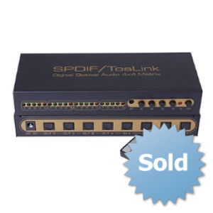 SPDIF switcher splitter 4x4