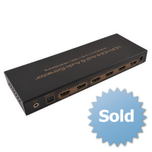 Switcher 4K HDMI 4x1 switch with SPDIF ARC audio